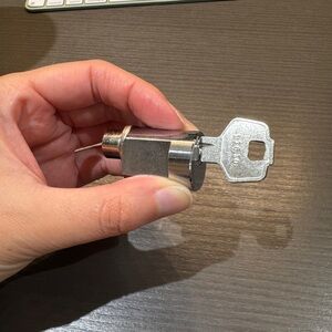 Public Storage Unit Cylinder Tube Lock Includes Key - Self Storage Unit Locker